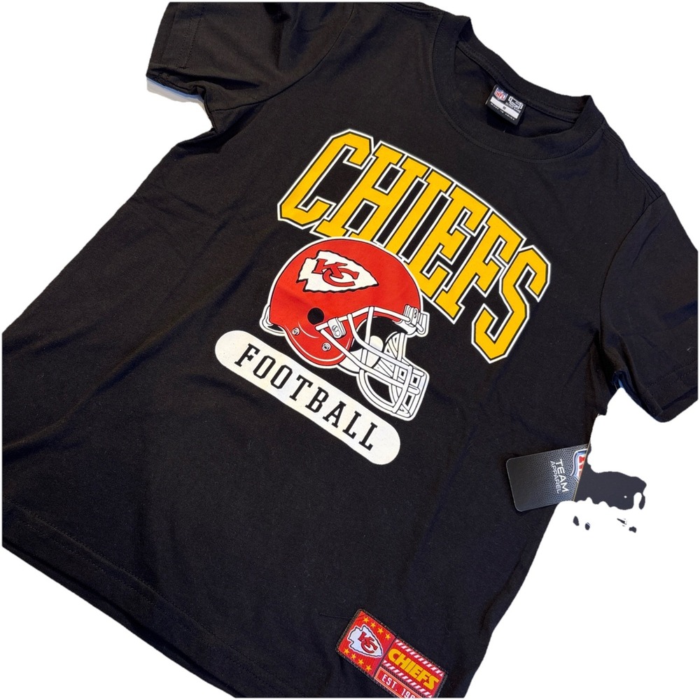 NFL Official Team Apparel‎ Kansas City Chiefs Football T-shirt Boy'SMALL